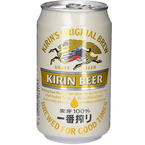 Cerveza asiática (Kirin Ichiban)